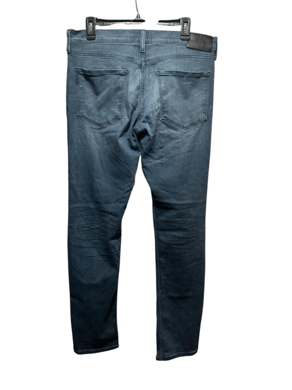 Paige Straight Fit Slim Lennox Jeans in Winthrop Slate Blue Size 34 - Picture 5 of 9